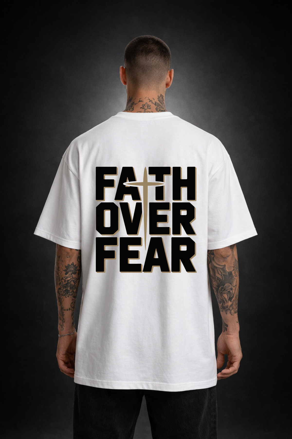 Faith Over Fear – Oversized Shirt