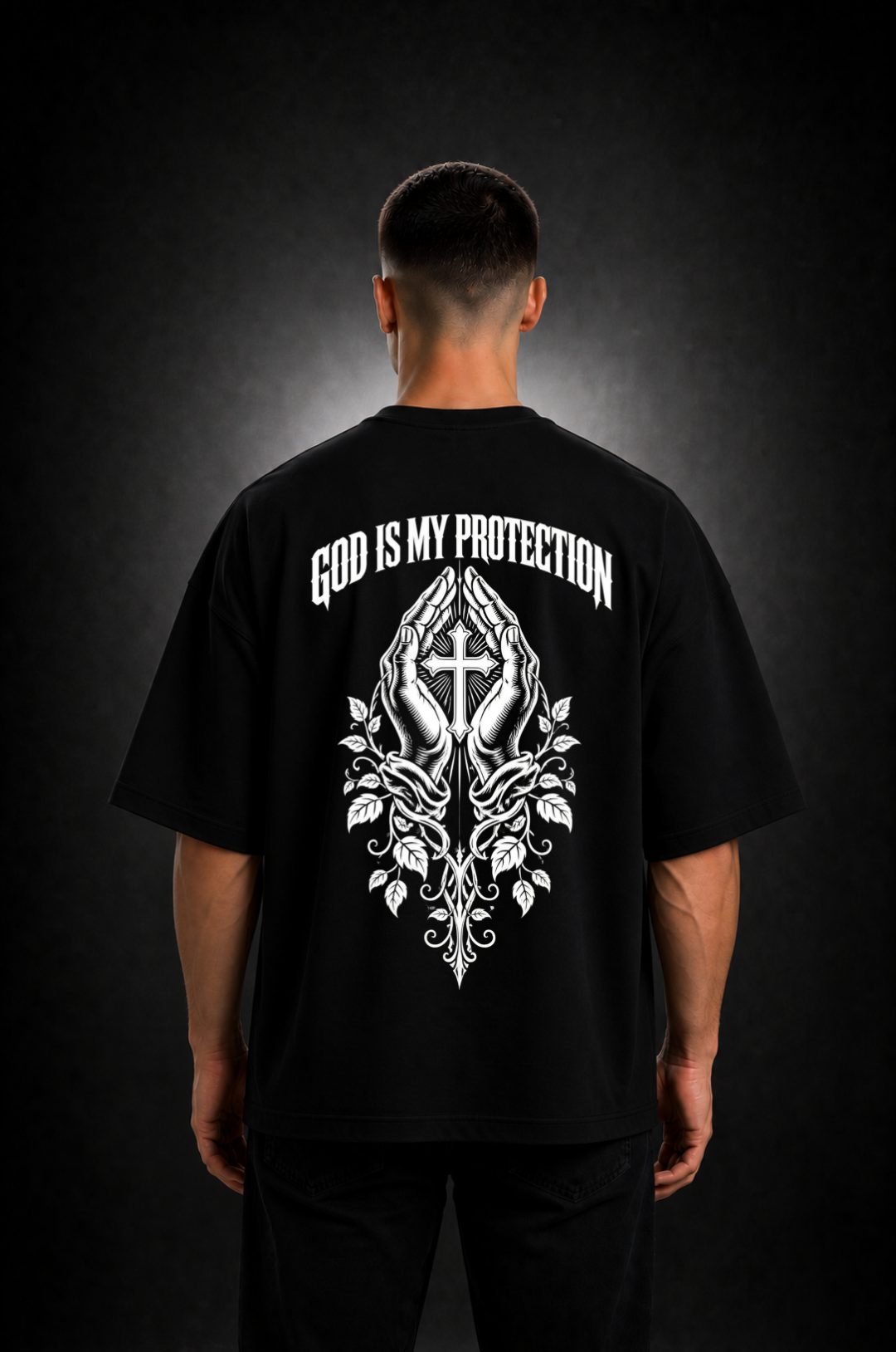 God is my Protection - Oversized Shirt